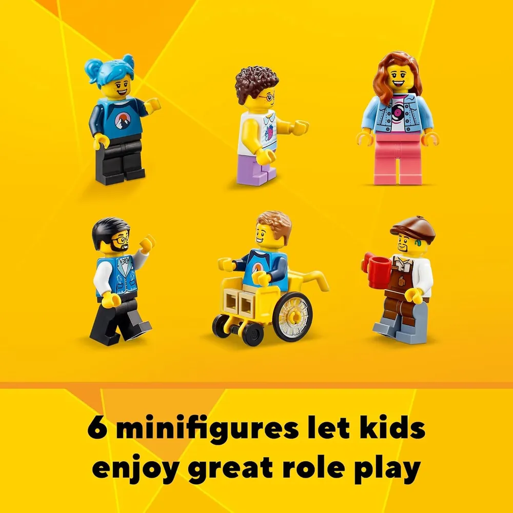 Lego Creator Main Street set de construcción 3 en 1 con hotel, cafetería y tienda