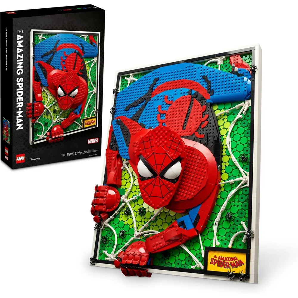 Lego Art El Asombroso Hombre Araña set coleccionable para exhibición o decoración