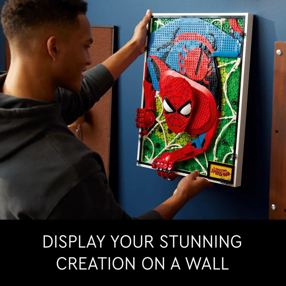 Lego Art El Asombroso Hombre Araña set coleccionable para exhibición o decoración