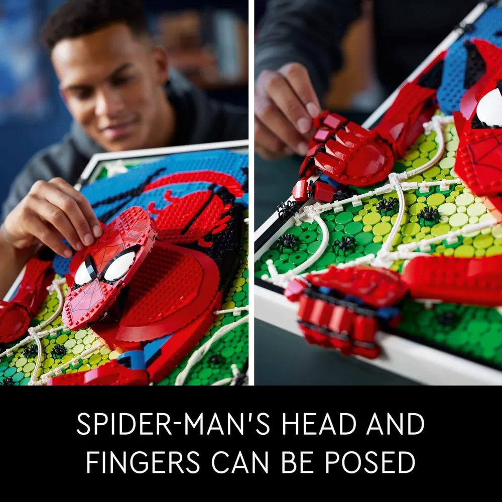 Lego Art El Asombroso Hombre Araña set coleccionable para exhibición o decoración