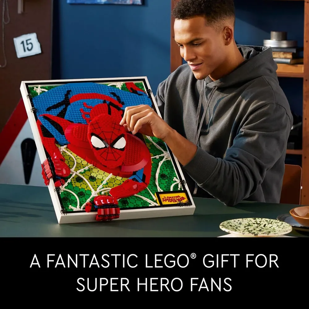 Lego Art El Asombroso Hombre Araña set coleccionable para exhibición o decoración