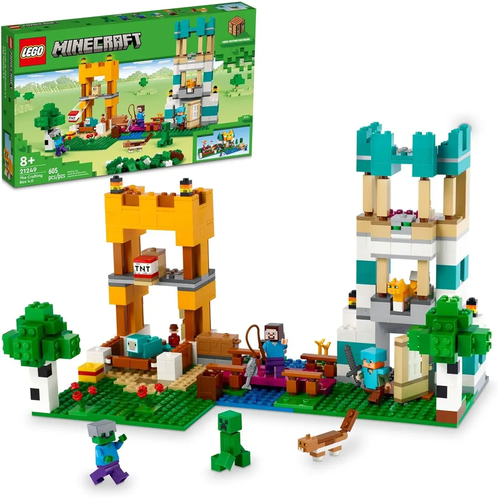 LEGO MINECRAFT CAJA DE CREACIÓN 4.0 CON LADRILLOS Y FIGURAS