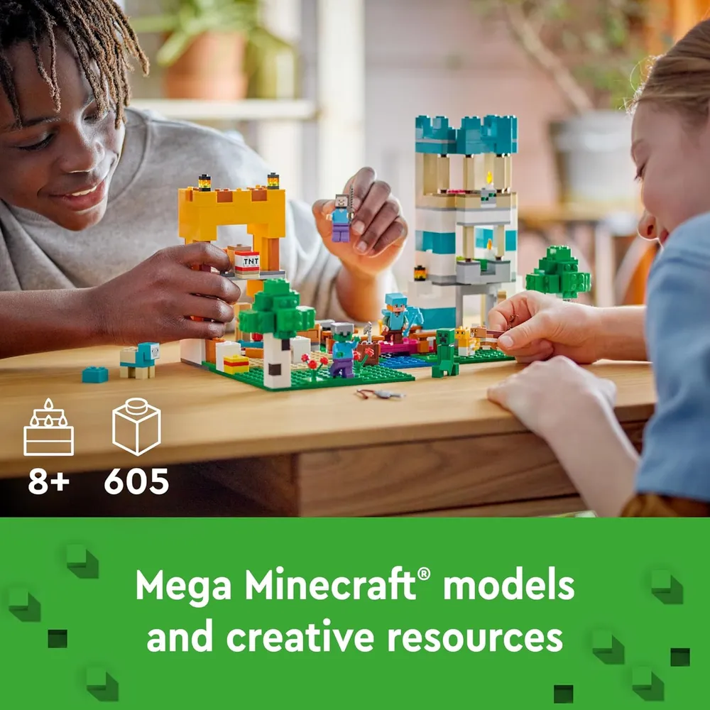 LEGO MINECRAFT CAJA DE CREACIÓN 4.0 CON LADRILLOS Y FIGURAS