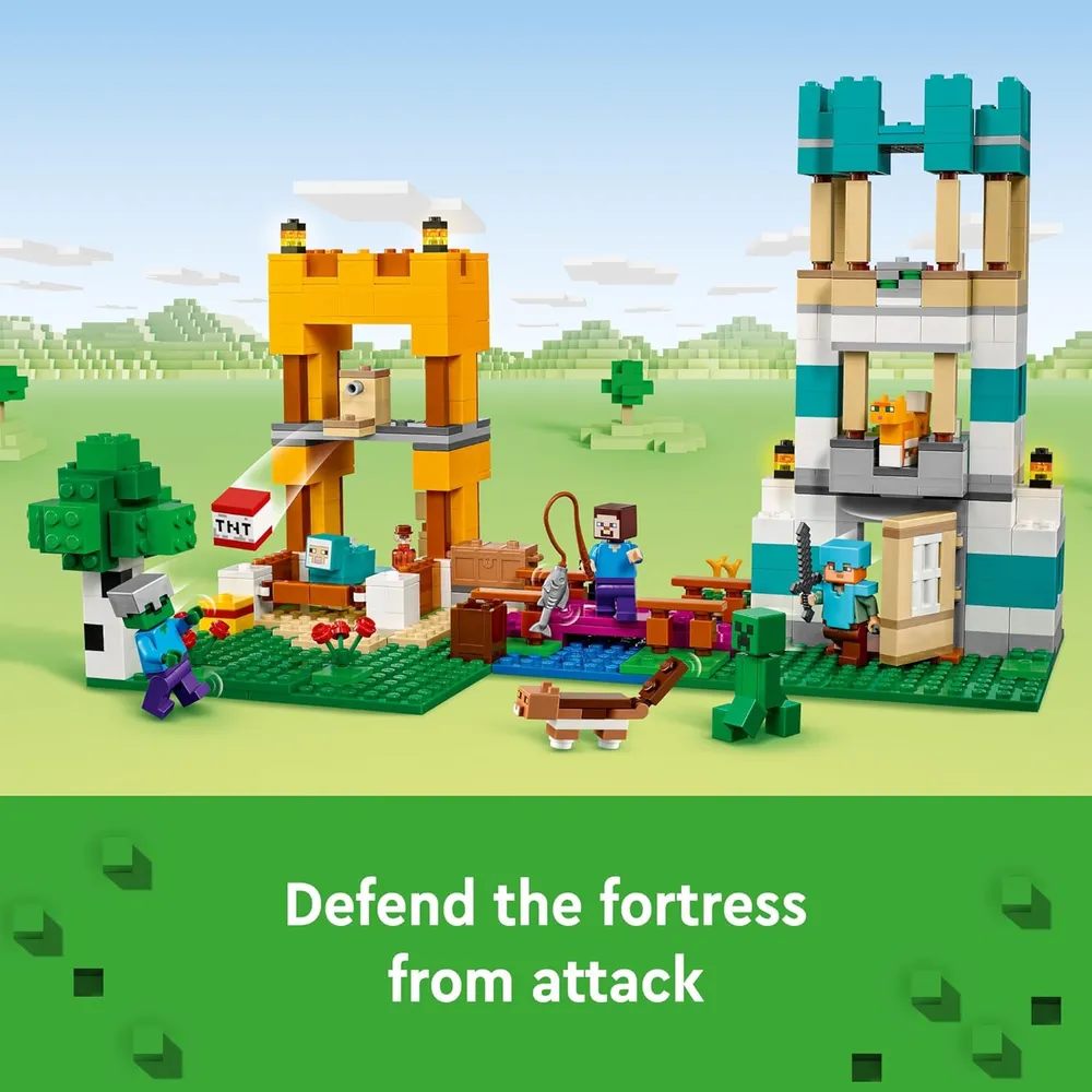 LEGO MINECRAFT CAJA DE CREACIÓN 4.0 CON LADRILLOS Y FIGURAS
