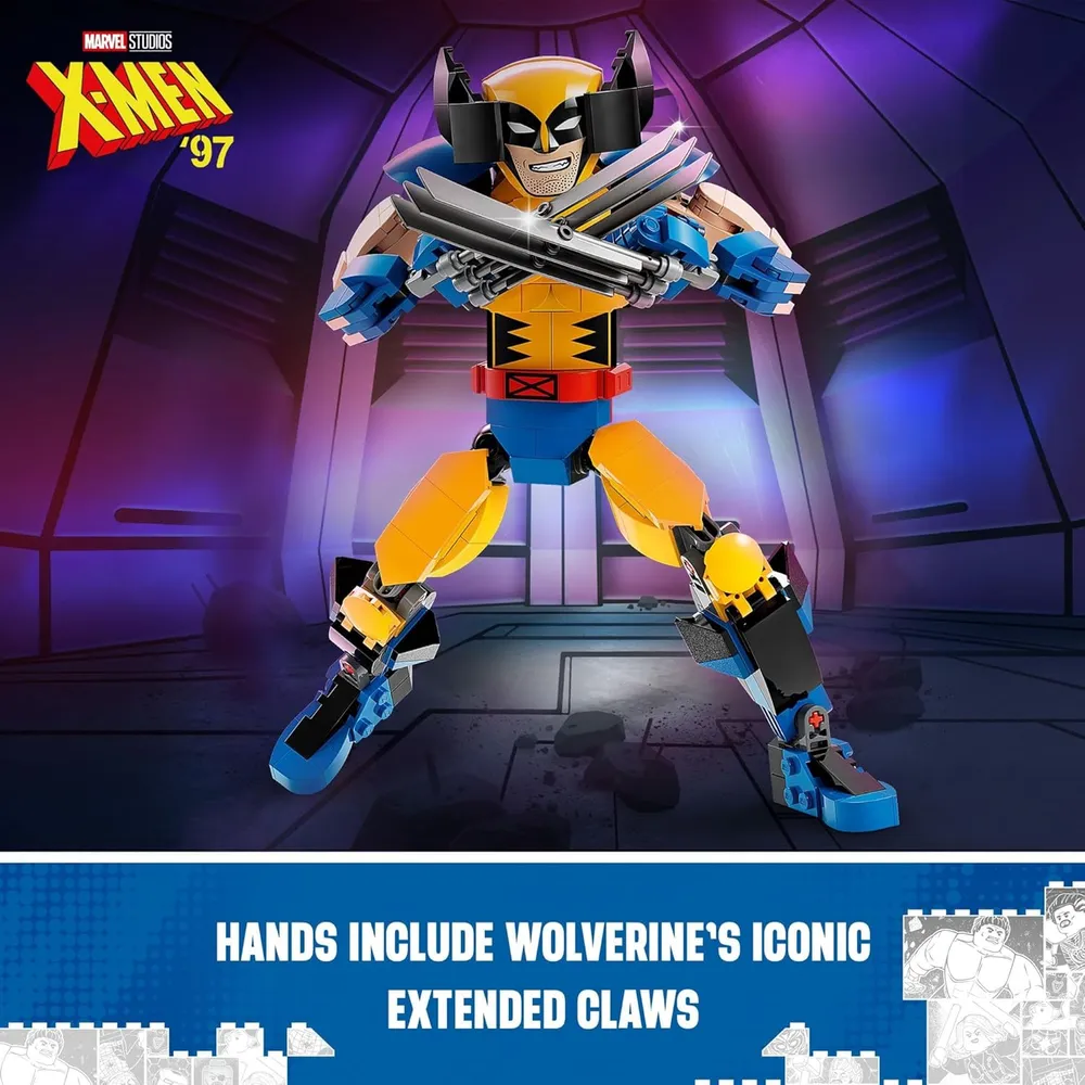 Lego Marvel Wolverine figura de acción coleccionable totalmente articulada