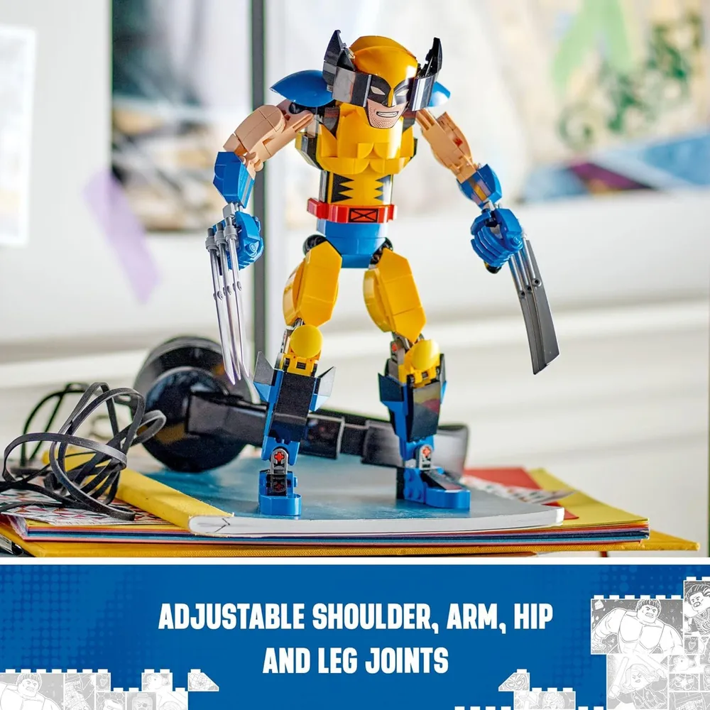 Lego Marvel Wolverine figura de acción coleccionable totalmente articulada