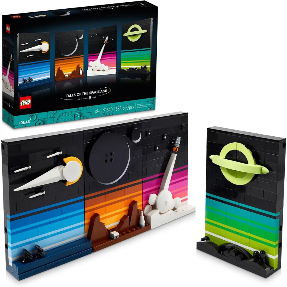 Lego Ideas historias de la era espacial set DIY de construcción para adultos