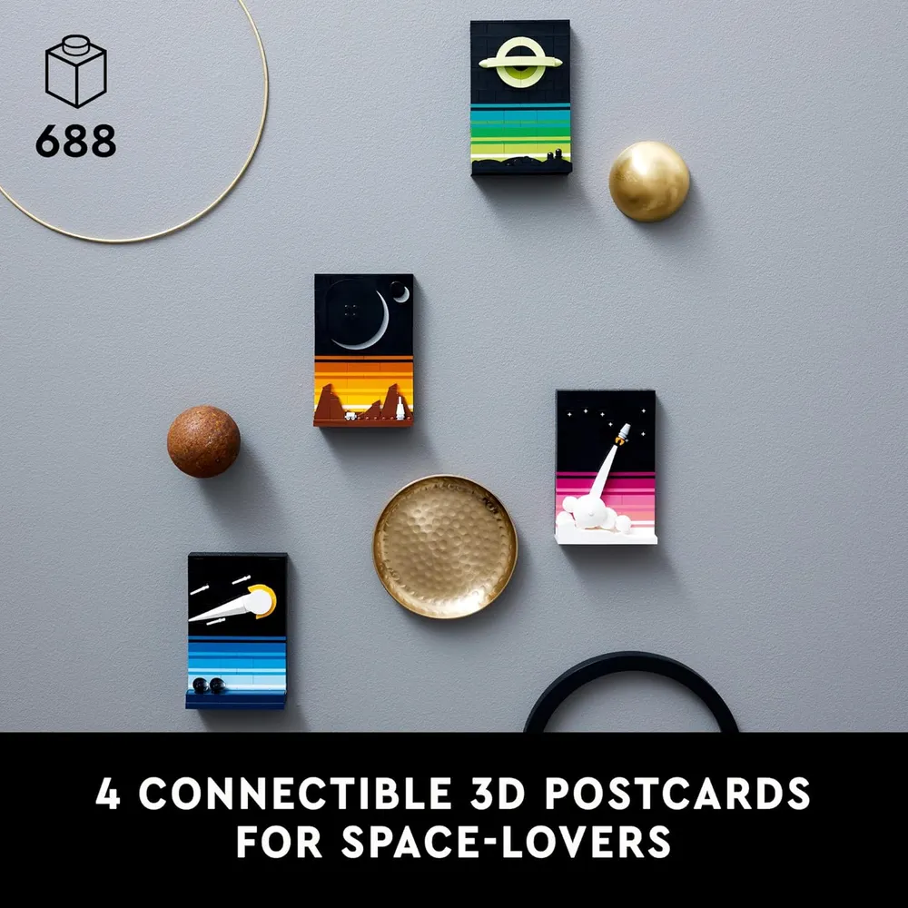 Lego Ideas historias de la era espacial set DIY de construcción para adultos