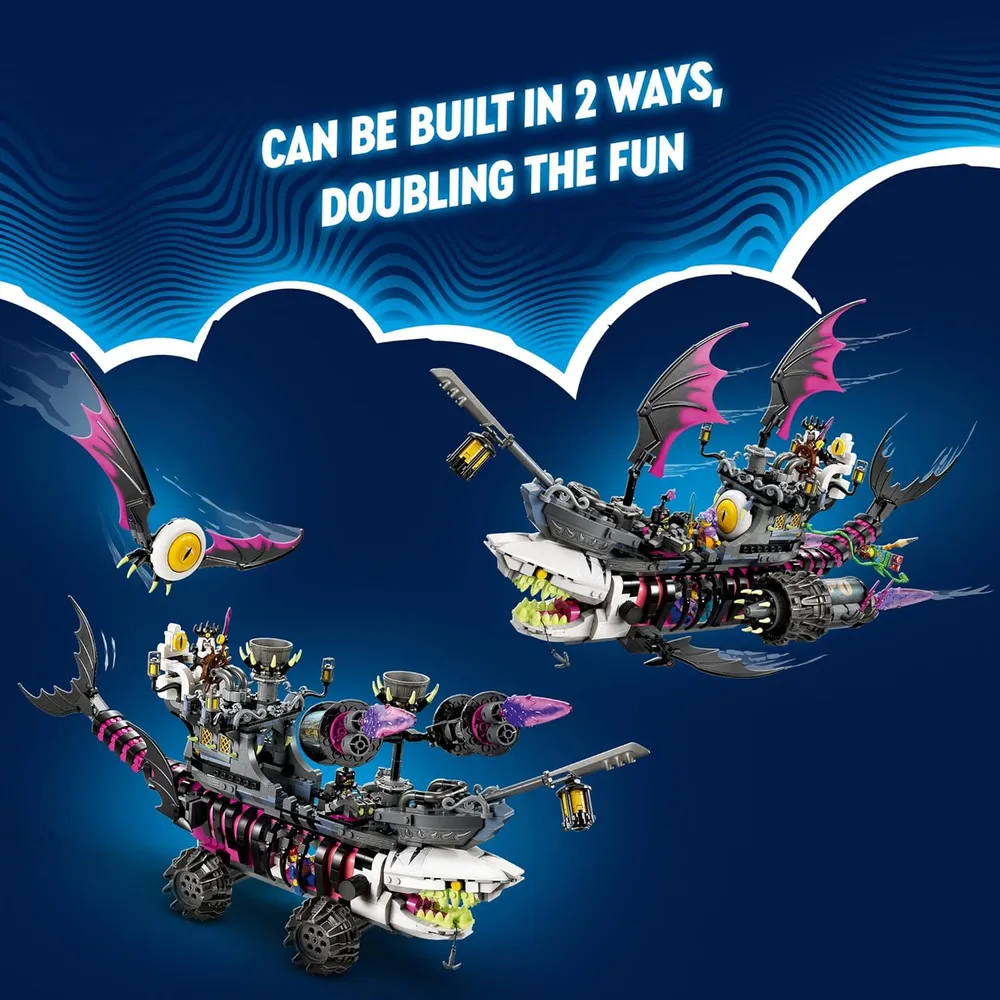 b0bsrf5xyz_2_webp.webp Lego Dreamzzz Nightmare Shark Ship barco pirata volador o monster truck con figuras