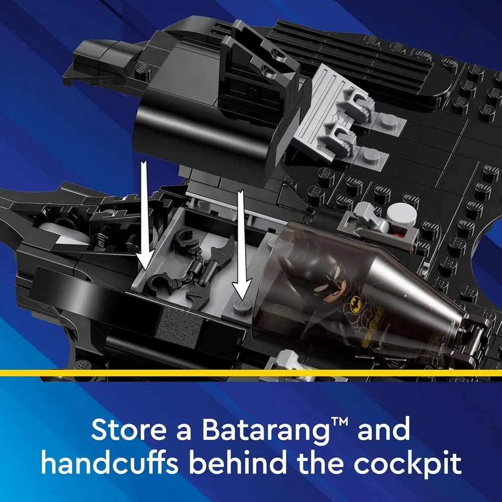 Lego DC Batwing Batman vs Joker set de superhéroes con minifiguras y Batwing de juguete