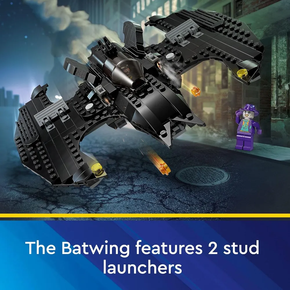 Lego DC Batwing Batman vs Joker set de superhéroes con minifiguras y Batwing de juguete