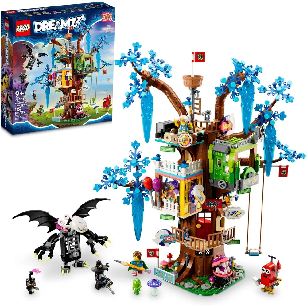 La fantástica casa del árbol Lego Dreamzzz set de construcción con 3 habitaciones y minifiguras