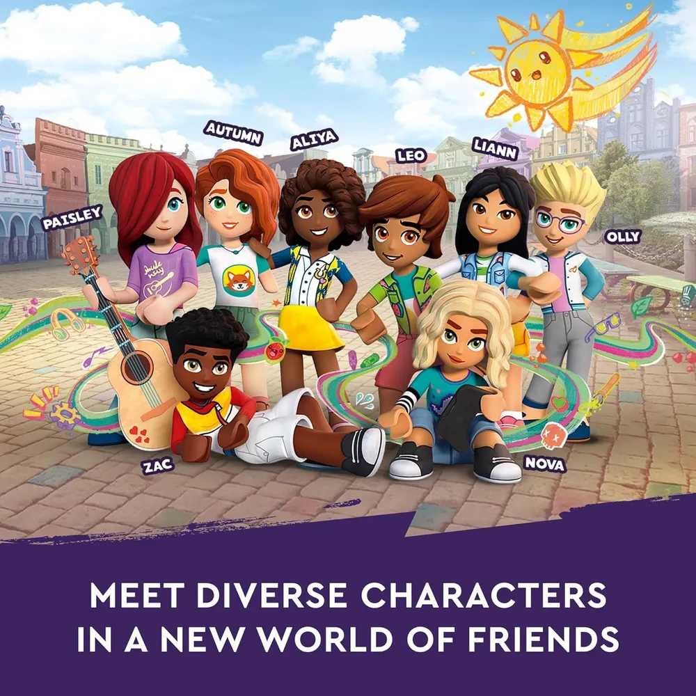 Lego Friends centro comunitario de Heartlake City set de construcción con 6 minimuñecas y perro