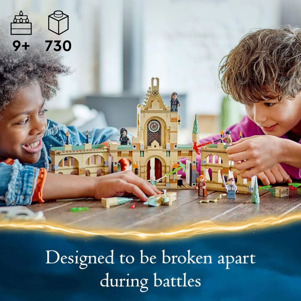 Lego Harry Potter Batalla de Hogwarts set de construcción con castillo y 6 minifiguras