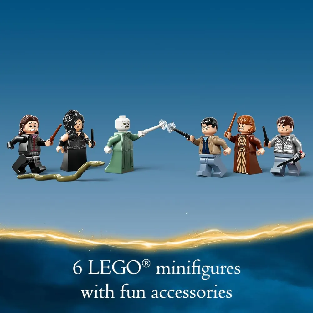 Lego Harry Potter Batalla de Hogwarts set de construcción con castillo y 6 minifiguras