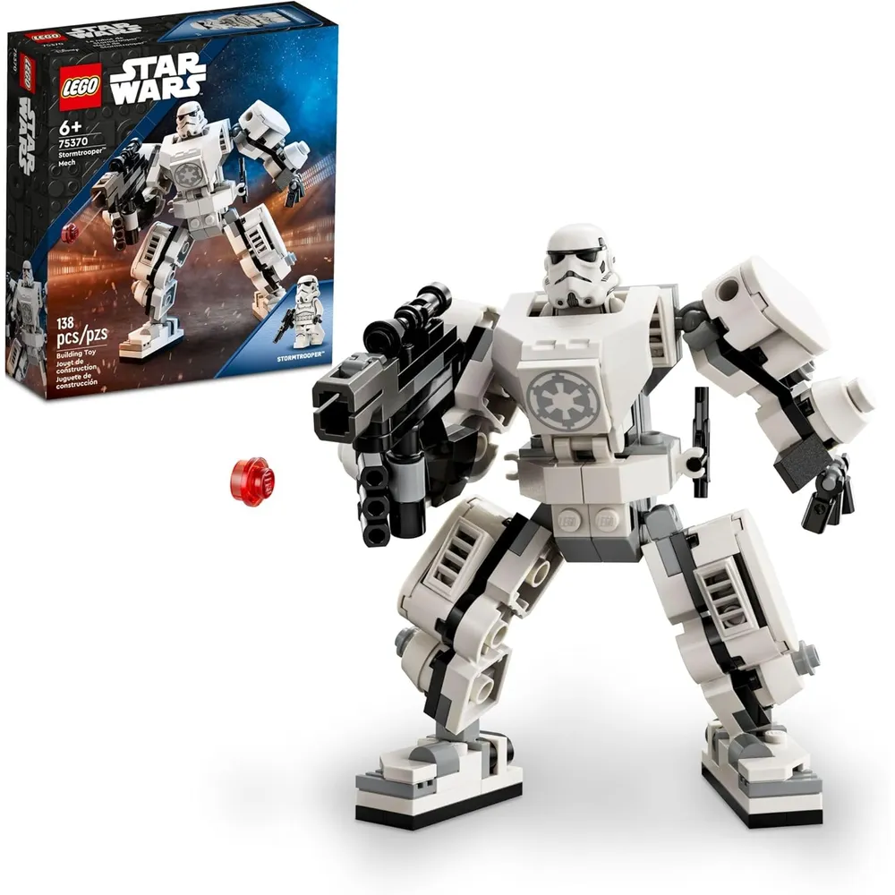 Lego Star Wars Stormtrooper Mech figura coleccionable construible con bláster y minifigura