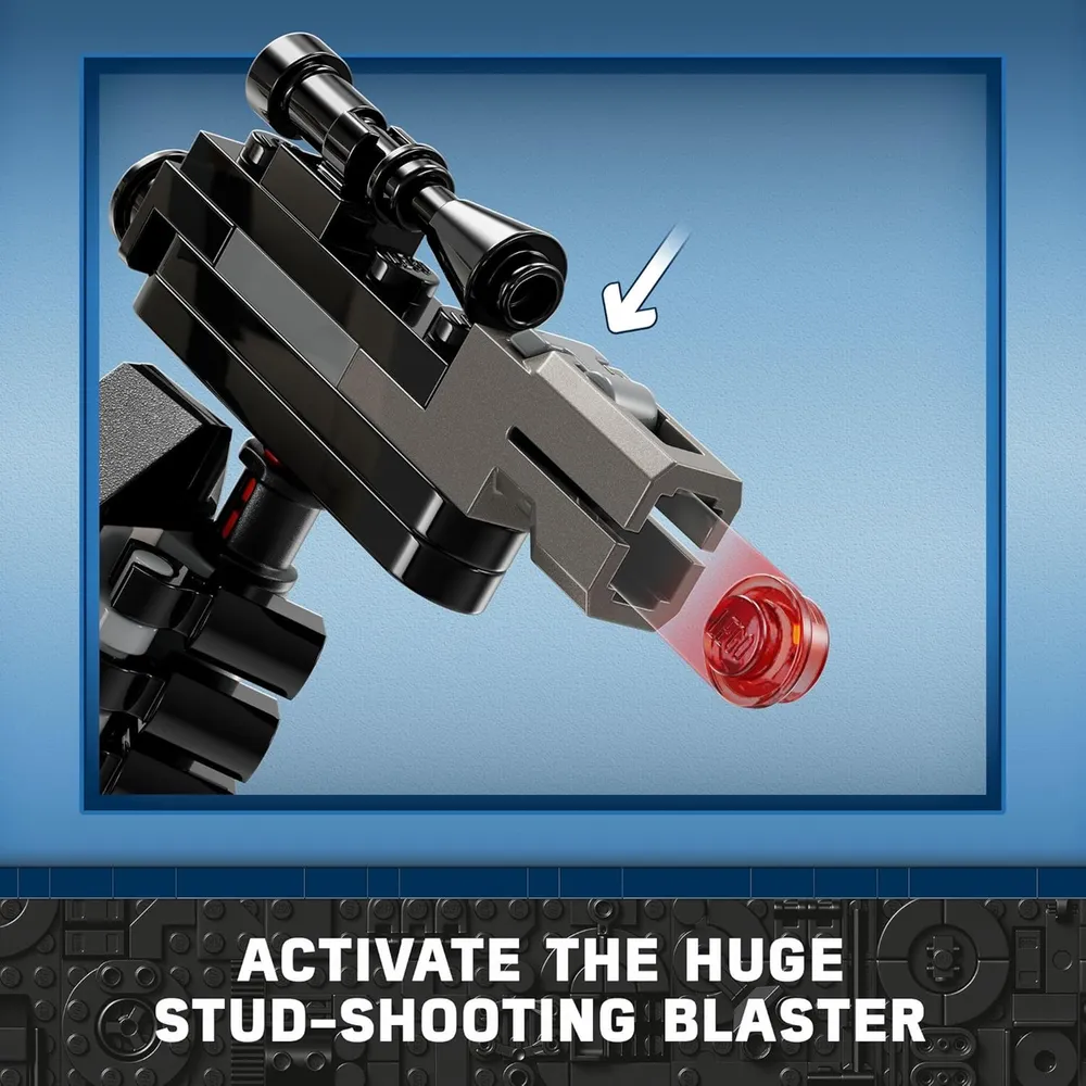 Lego Star Wars Stormtrooper Mech figura coleccionable construible con bláster y minifigura