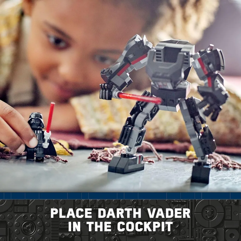 Lego Star Wars Darth Vader Mech figura coleccionable construible con sable de luz y cabina