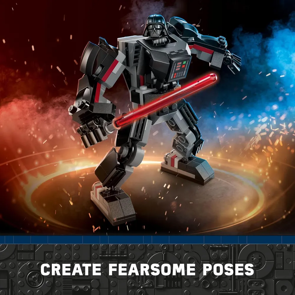 Lego Star Wars Darth Vader Mech figura coleccionable construible con sable de luz y cabina