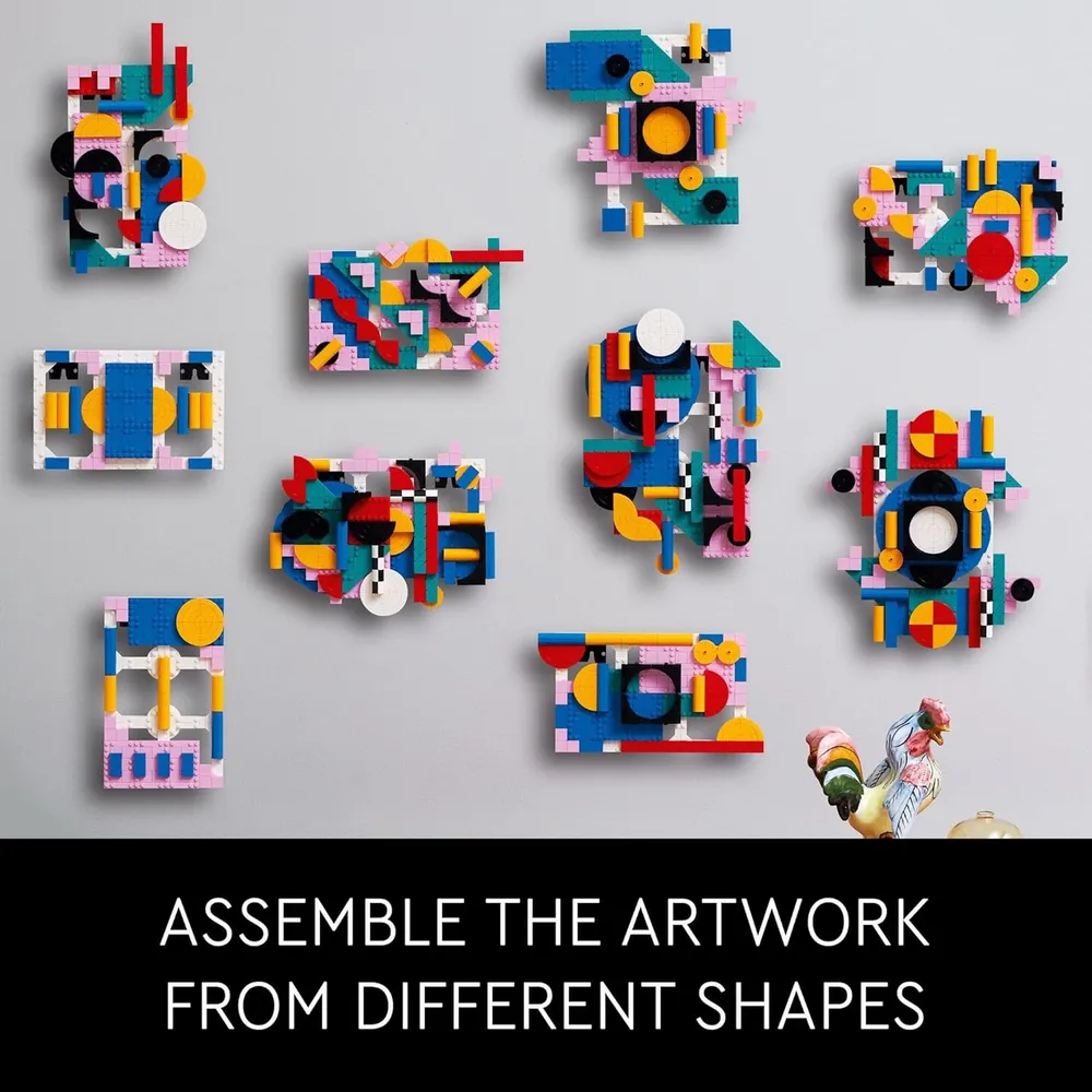 Lego Arte Moderno kit de arte abstracto para pared, decoración del hogar y regalo creativo