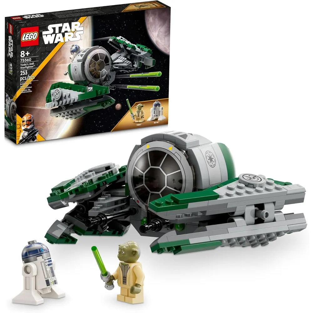 Lego Star Wars The Clone Wars Caza Jedi de Yoda figura coleccionable con sable de luz