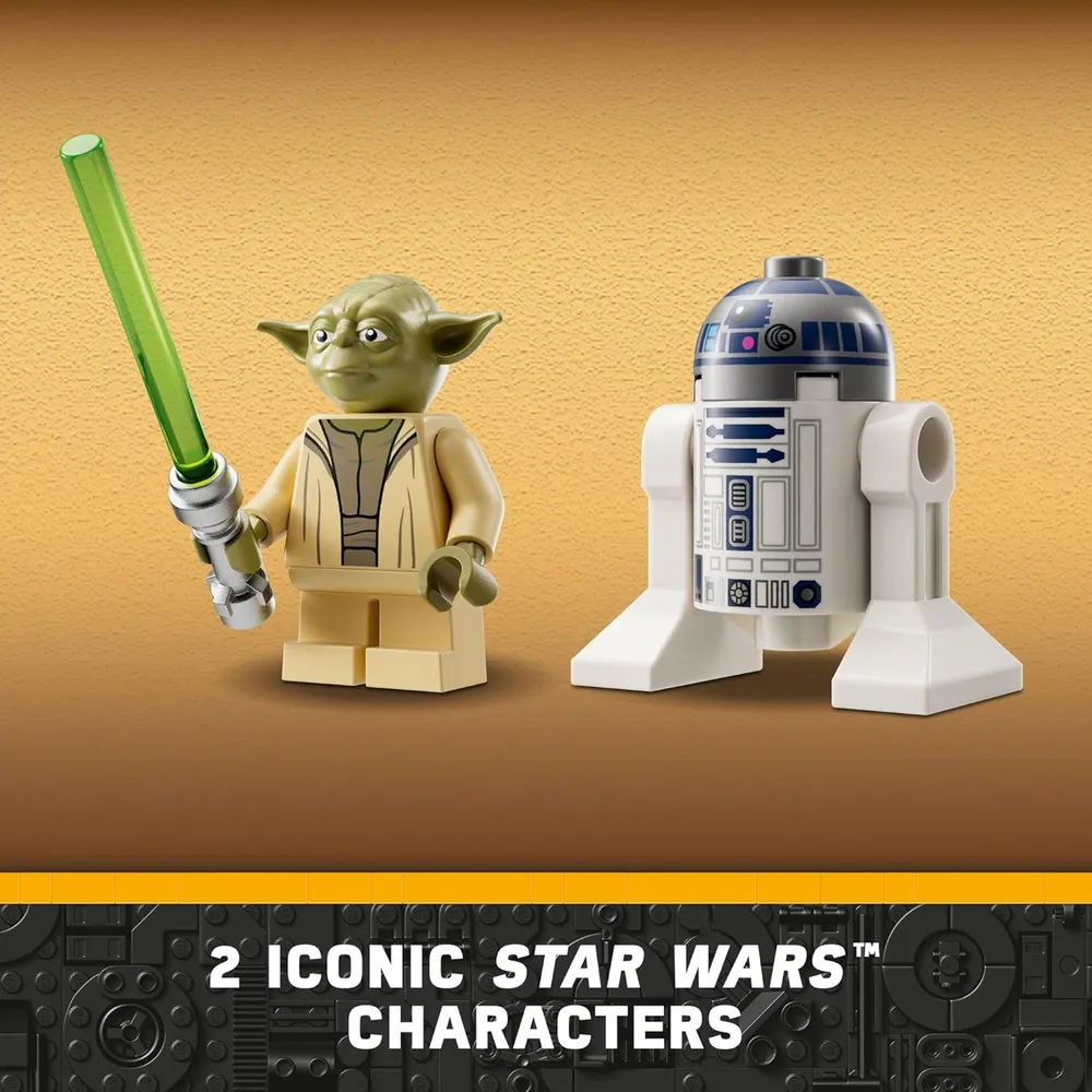 Lego Star Wars The Clone Wars Caza Jedi de Yoda figura coleccionable con sable de luz