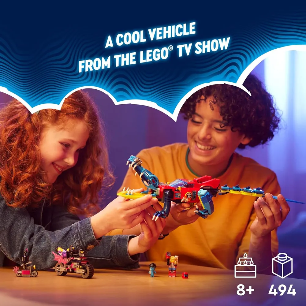 Lego Dreamzzz Coche Cocodrilo set de construcción 2 en 1 de coche a camión y minibarco con minifiguras