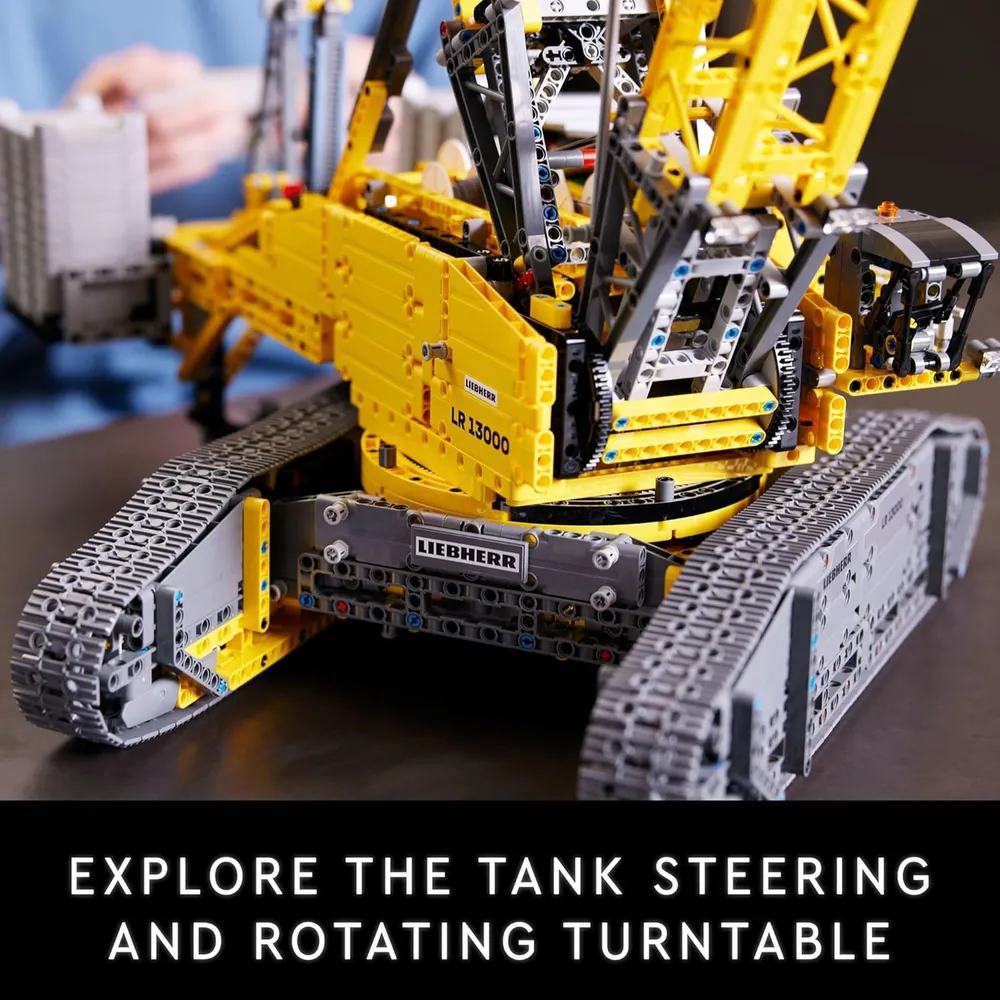 LEGO TECHNIC GRÚA SOBRE ORUGAS LIEBHERR SET AVANZADO PARA ADULTOS