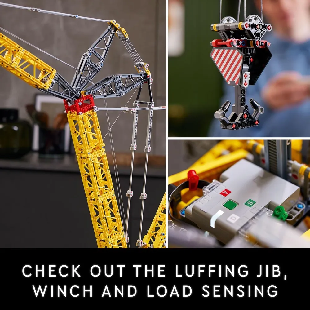 LEGO TECHNIC GRÚA SOBRE ORUGAS LIEBHERR SET AVANZADO PARA ADULTOS