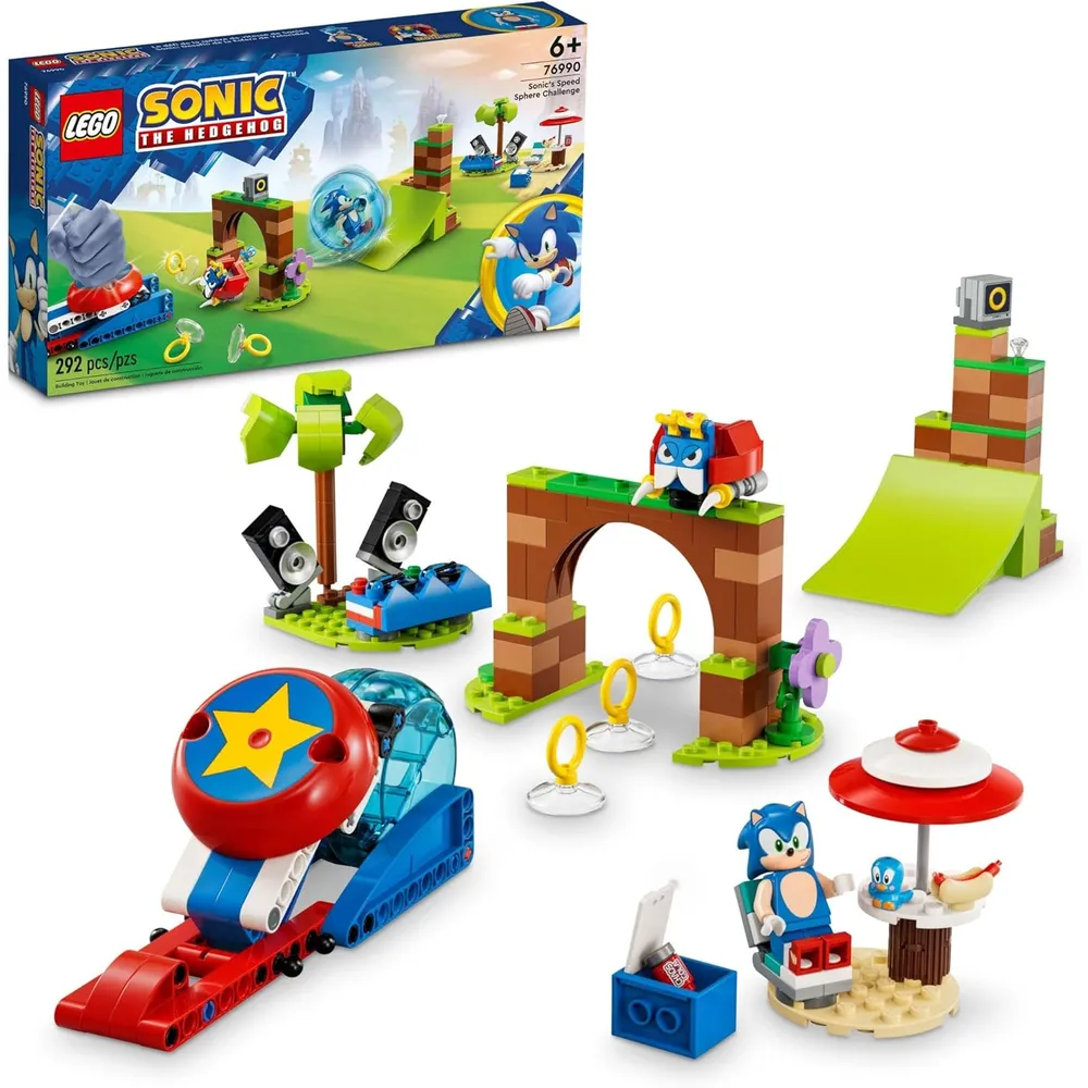 Lego Sonic Desafío de la esfera de velocidad set de construcción con lanzador y 3 figuras
