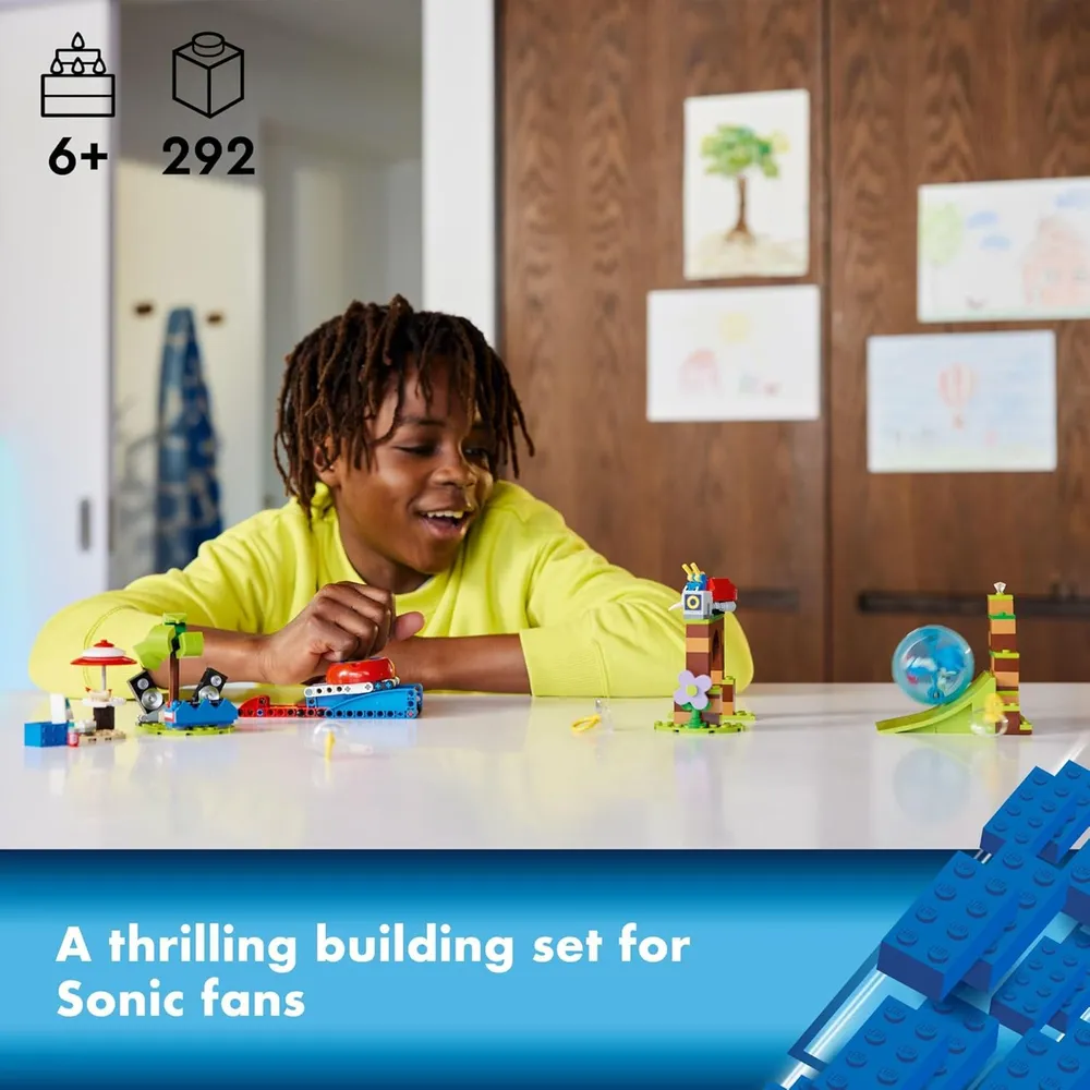 Lego Sonic Desafío de la esfera de velocidad set de construcción con lanzador y 3 figuras