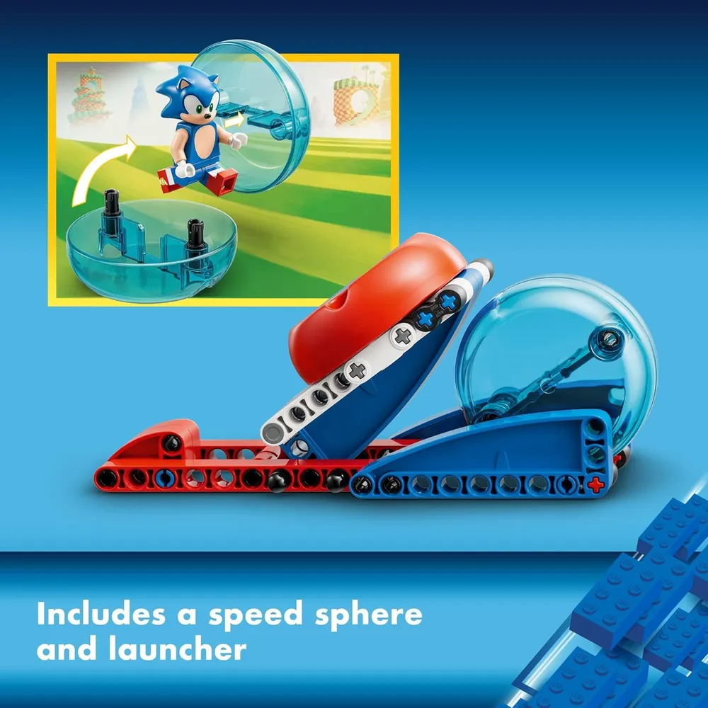 Lego Sonic Desafío de la esfera de velocidad set de construcción con lanzador y 3 figuras