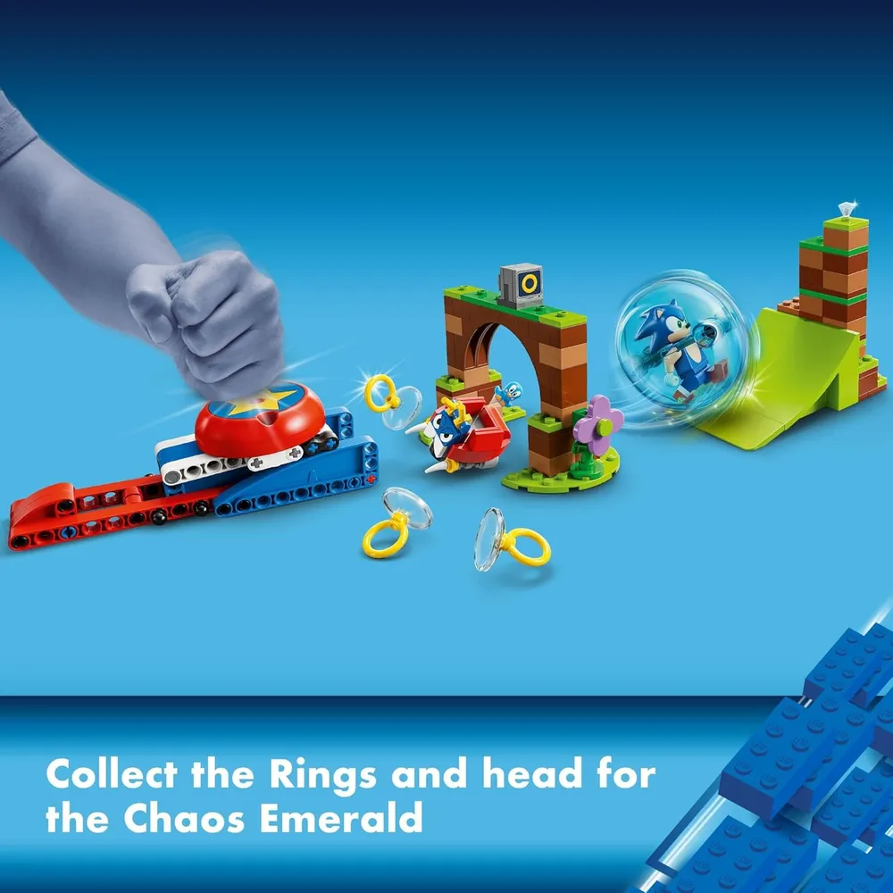 Lego Sonic Desafío de la esfera de velocidad set de construcción con lanzador y 3 figuras