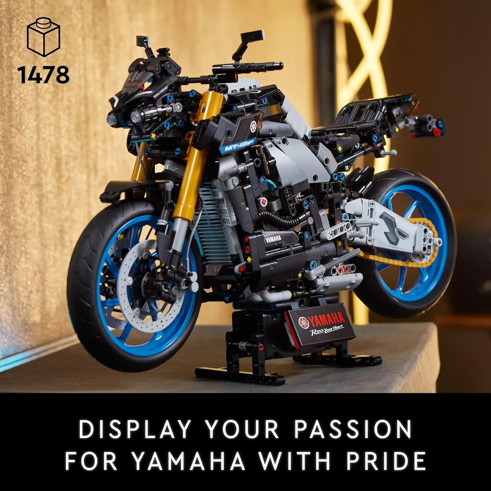 Lego Technic Yamaha MT-10 SP motocicleta coleccionable para construir y exhibir