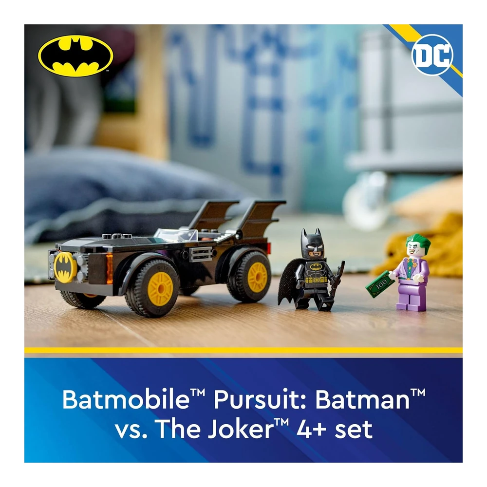 Lego Dc Batmobile Pursuit - Batman Vs. The Joker-Construible - Rápido y Divertido de Construir con Infinitas Posibilidades de Juego