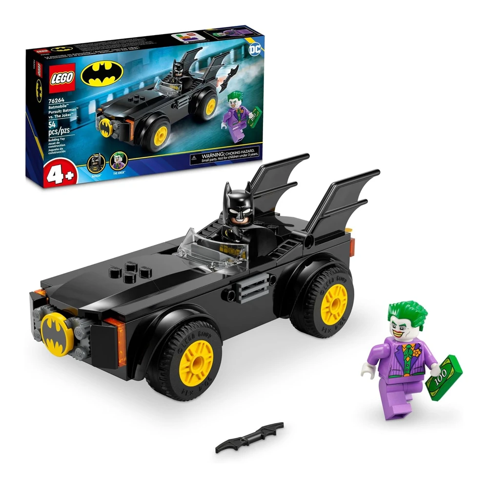 Lego Dc Batmobile Pursuit - Batman Vs. The Joker-Construible - Rápido y Divertido de Construir con Infinitas Posibilidades de Juego