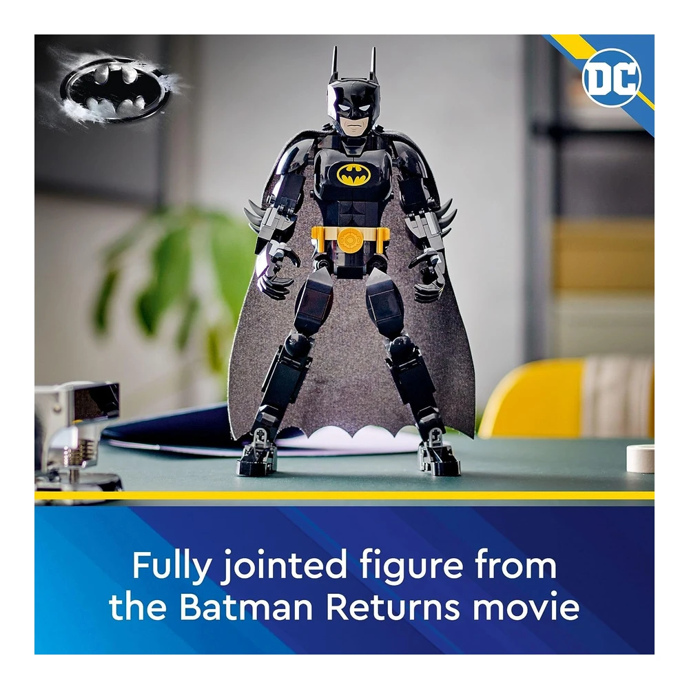 b0bsrftw75_1.webp Lego Dc Batman Figura de Acción para Construir - Juguete Totalmente Articulado con Capa y Detalles Auténticos de La Película