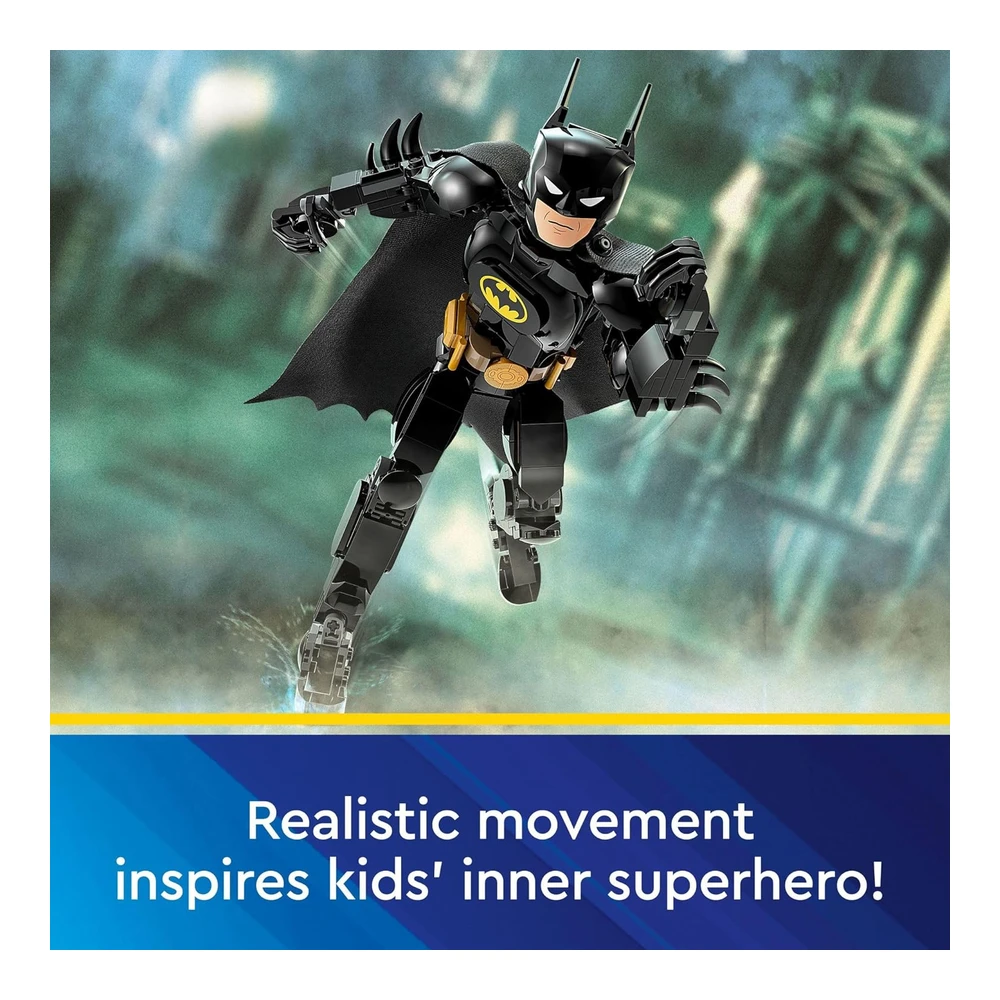 b0bsrftw75_4.webp Lego Dc Batman Figura de Acción para Construir - Juguete Totalmente Articulado con Capa y Detalles Auténticos de La Película