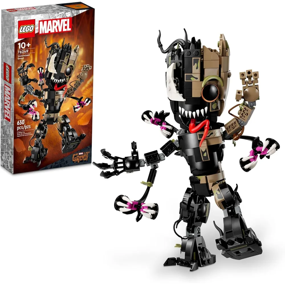 Lego Marvel Groot Venomizado figura de acción transformable para fans de Guardianes