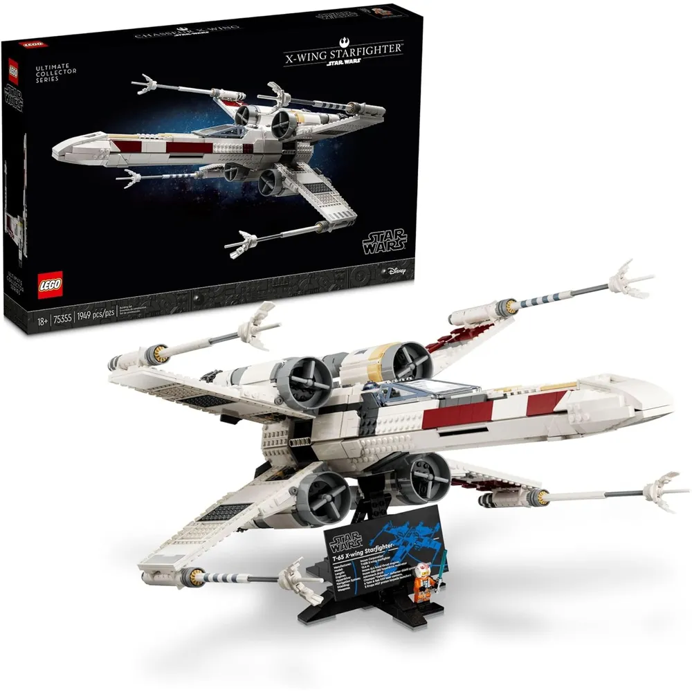 Lego Star Wars X-wing UCS set coleccionable con minifigura de Luke Skywalker