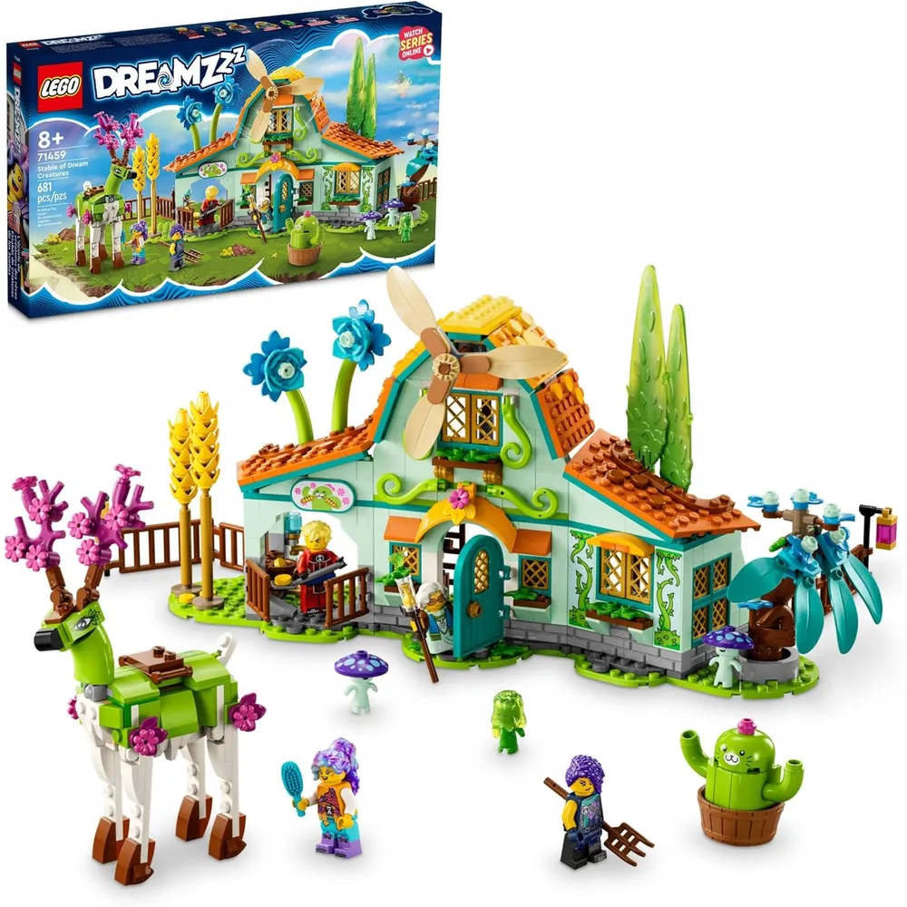 Lego Dreamzzz Establo de Criaturas de Ensueño set 2 en 1 con pegaso y guardián