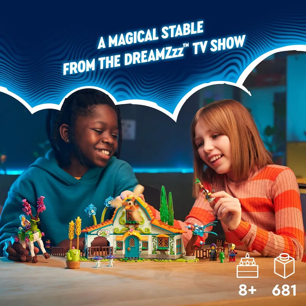 Lego Dreamzzz Establo de Criaturas de Ensueño set 2 en 1 con pegaso y guardián