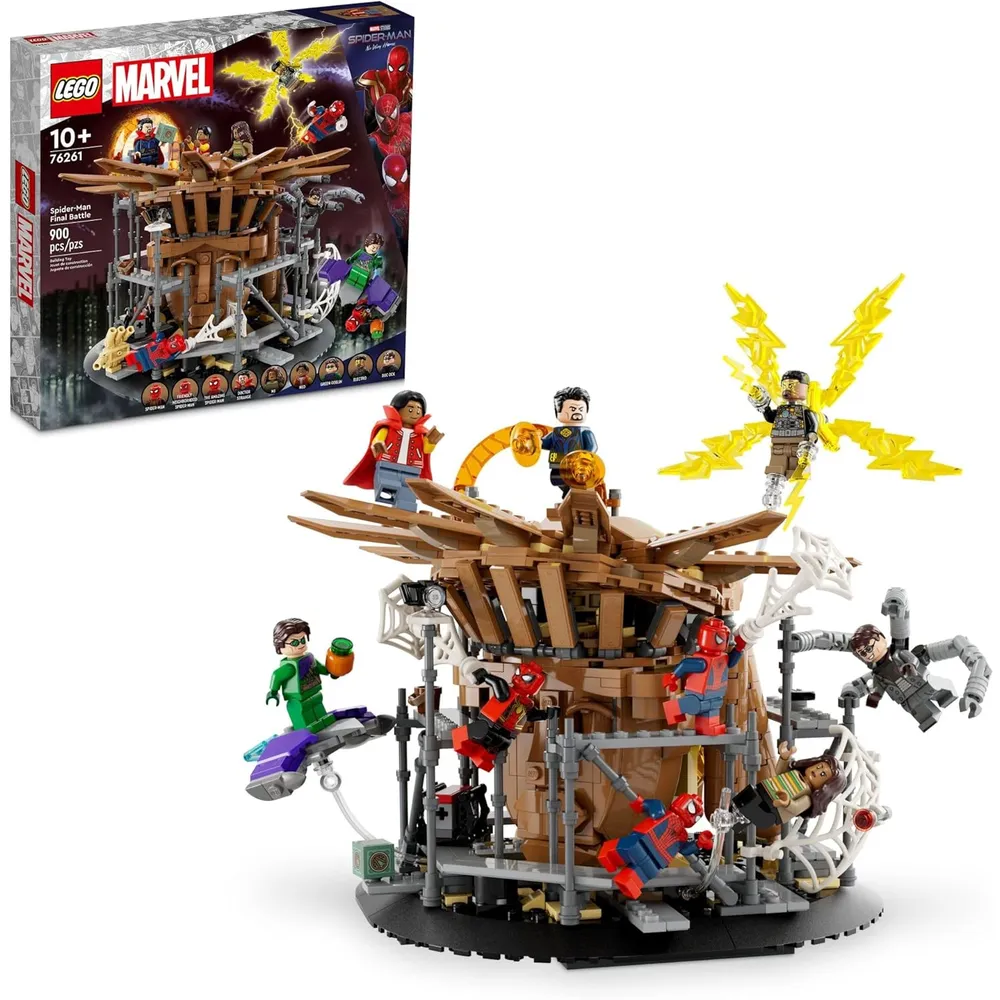 Lego Marvel Spider-Man Batalla Final con 3 minifiguras