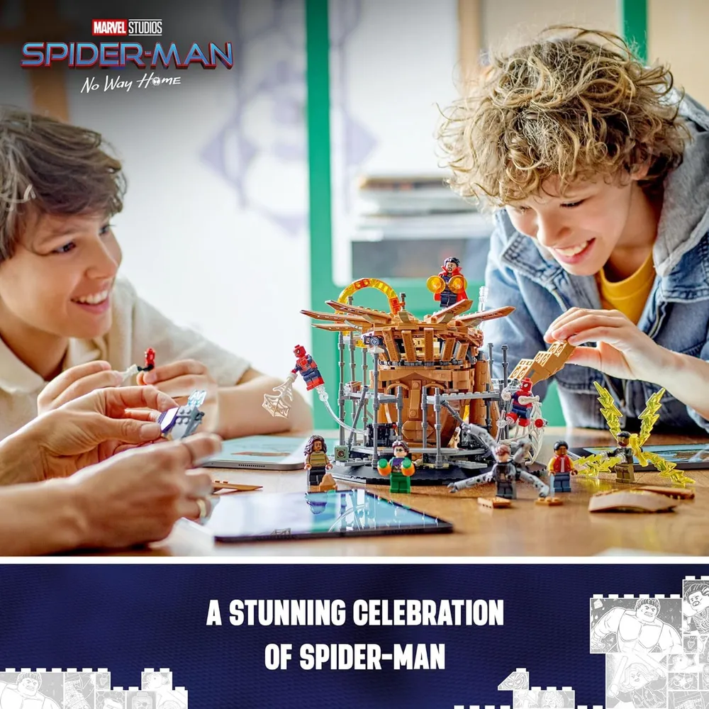 Lego Marvel Spider-Man Batalla Final con 3 minifiguras