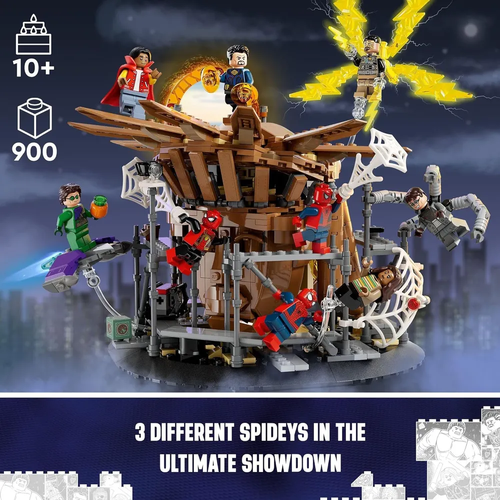 Lego Marvel Spider-Man Batalla Final con 3 minifiguras