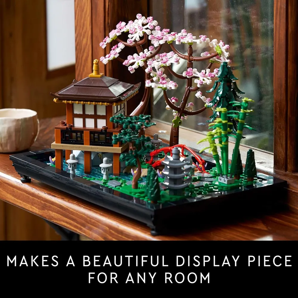 Lego Icons Jardín Tranquilo zen japonés para adultos