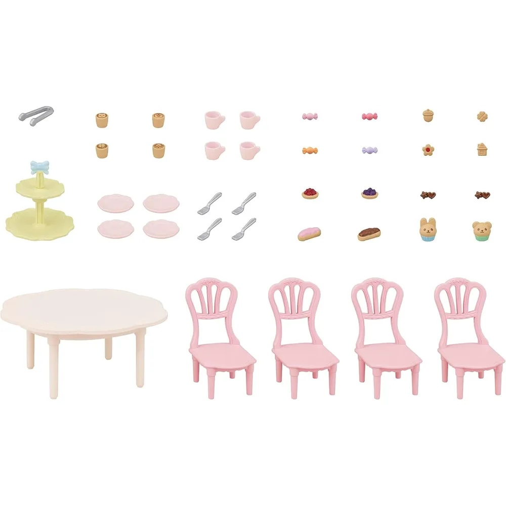 MUEBLES SYLVANIAN FAMILIES FIESTA DE DULCES