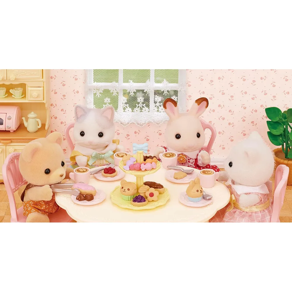 MUEBLES SYLVANIAN FAMILIES FIESTA DE DULCES