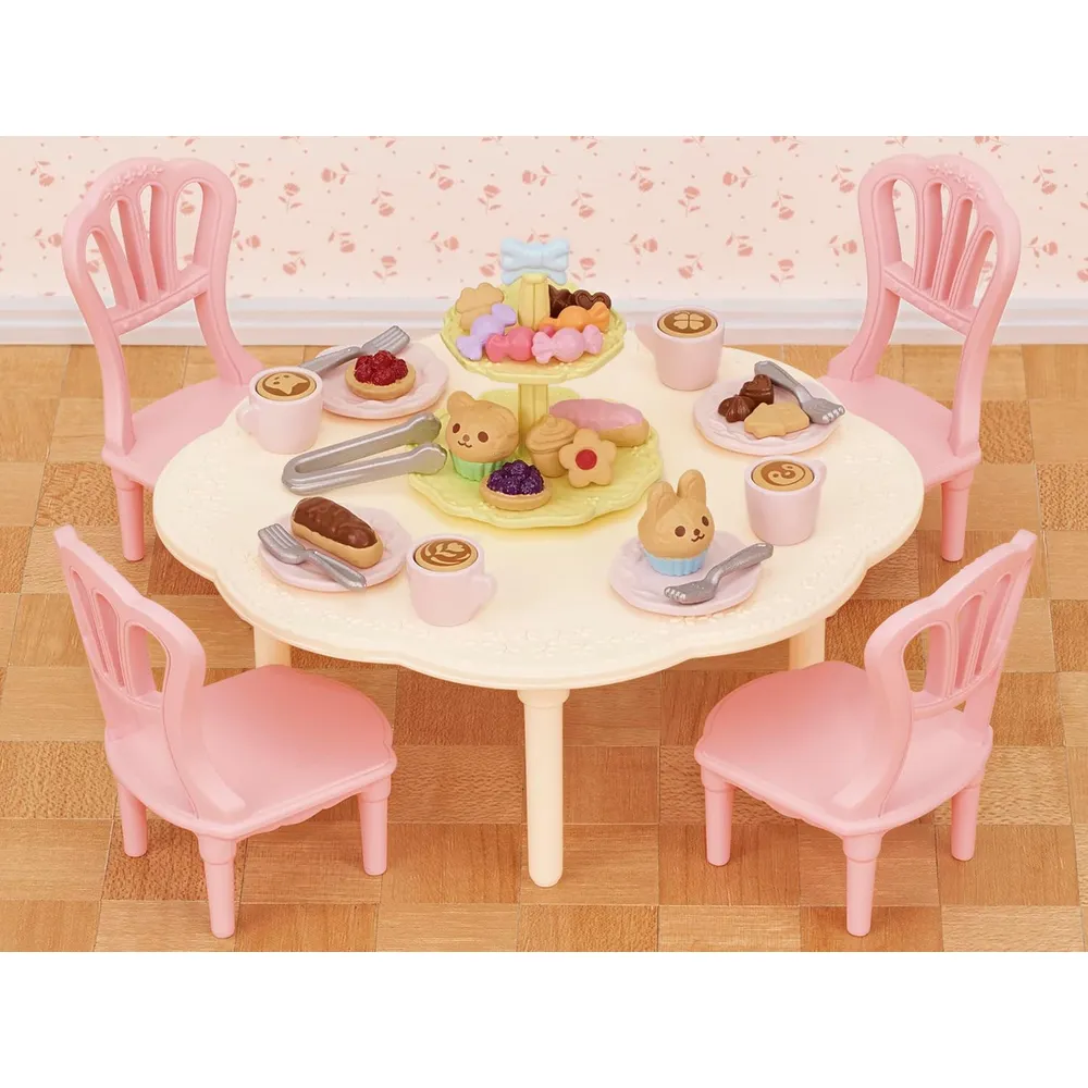 MUEBLES SYLVANIAN FAMILIES FIESTA DE DULCES