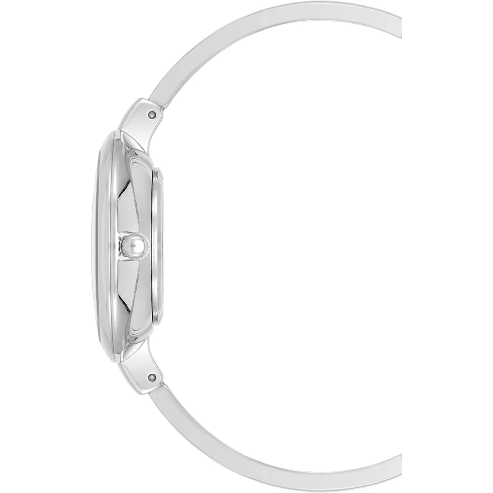 Anne Klein AK/1470GNST reloj femenino con set de pulseras | 32 mm - Plateado